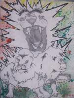 Drawing - Rasta Lion - Add New Artwork Medium